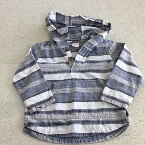 Gymboree long sleeve hooded shirt